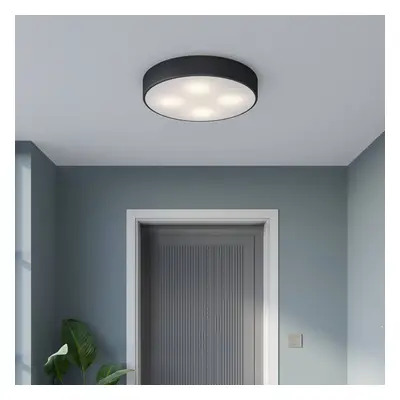 TEMAR LIGHTING Stropní svítidlo Cleo, Ø 50 cm, černé