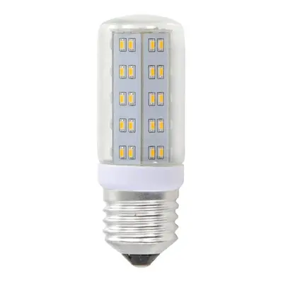 JUST LIGHT. E27 4W LED lampa trubkovitá čirá s 69 LED diodami