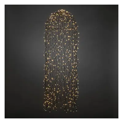 Konstsmide Christmas LED světelný závěs medúza 2 600K 900 LED 145x45cm