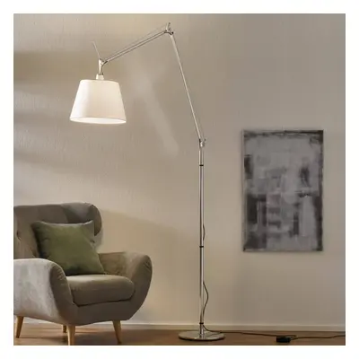 Artemide Artemide Tolomeo Mega - Stojací lampa saténové stínidlo