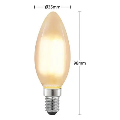 Arcchio Arcchio LED svíčka E14, 4 W, matná, 2 700 K, stmívatelná