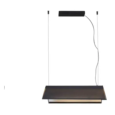 FARO BARCELONA Ludovico Povrchové závěsné svítidlo LED, 60 cm, černé