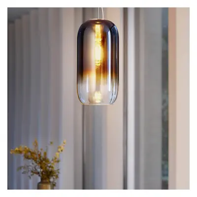 Artemide Artemide Gople Mini závěsné světlo, modrá/černá