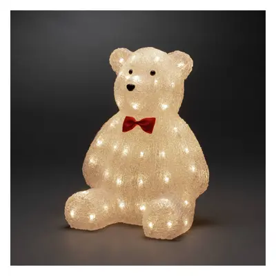 Konstsmide Christmas LED dekorace Teddybär čirá IP44 výška 38 cm