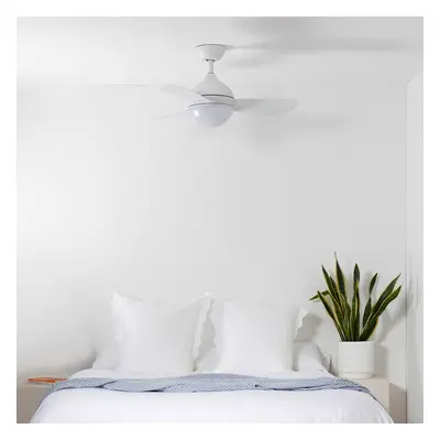 FARO BARCELONA Stropní ventilátor LED Hvar, CCT, stmívatelný