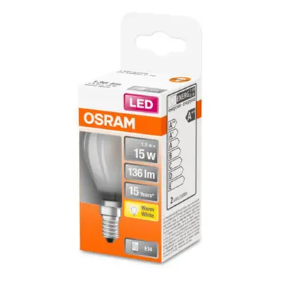 OSRAM OSRAM Classic P LED žárovka E14 1,5W 2 700K matná