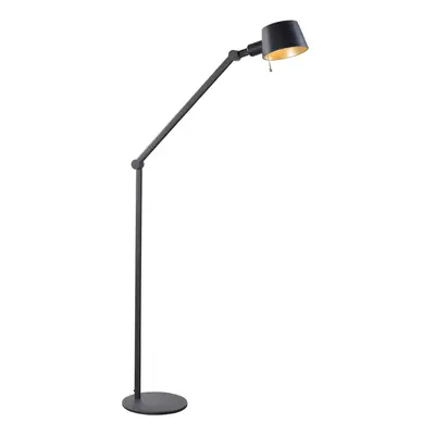 Lucande Lucande Silka stojací lampa, výška 173 cm, nastavitelná, černá