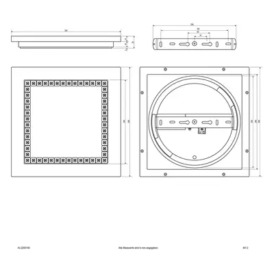 EVN EVN ALQ LED panel bílý 15W 30x30cm 4000K