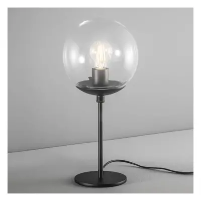 Metallux Stolní lampa Global Ø 20 cm černá