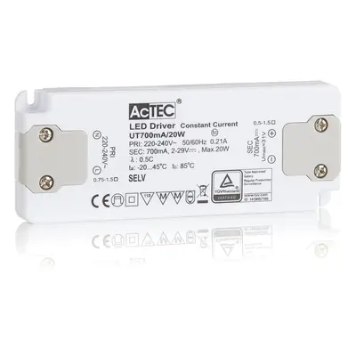 AcTEC AcTEC Slim LED ovladač CC 700mA, 20W