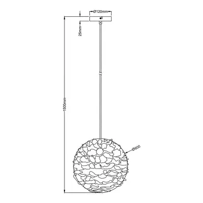 NOWA GmbH Závěsné světlo Ducky v bílé barvě, Ø 60 cm