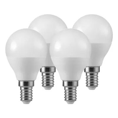 Müller-Licht LED žárovka-kapka E14 5,5W 2 700 K matná 3+1 sada