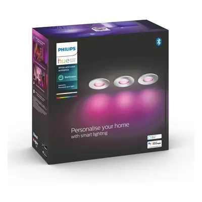 Philips Hue Philips Hue Xamento vestavěný spot hliník sada 3ks