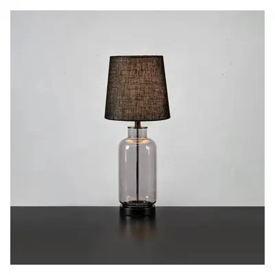 Markslöjd Stolní lampa Costero, kouřově šedá/černá, 61,5 cm