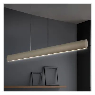 Knapstein LED závěsné světlo Runa, černá, bronzová 92 cm