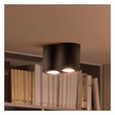 Philips Hue Philips Hue White Ambiance Pillar spot 2žár. černý