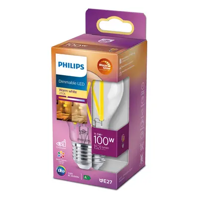 Philips Philips LED Classic WarmGlow E27 A60 10,5W čirá