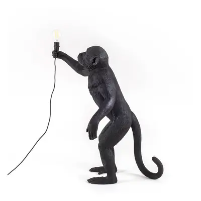 SELETTI LED deko terasové světlo Monkey Lamp stojící černá