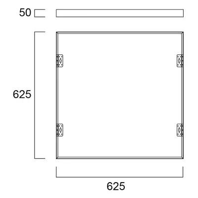 Sylvania Sylvania montážní sada Start Panel Flat