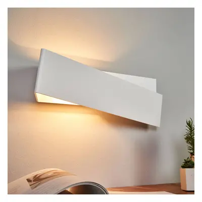 Linea Light Nástěnné světlo Zig Zag v bílé 43 cm