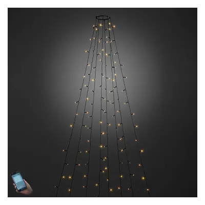 Konstsmide Christmas Venkovní plášť stromu LED ovládaný aplikací 240-flg.