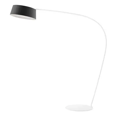 Stilnovo Stilnovo Oxygen FL1 LED oblouková lampa, černá