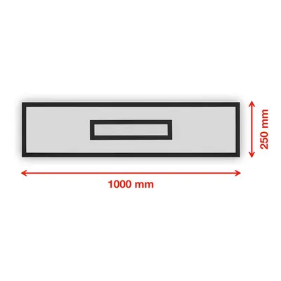 Telefunken LED panel Centreback CCT RGB 100x25cm černý