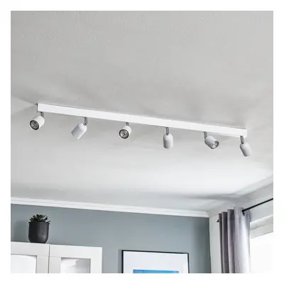 TK Lighting Stropní bodové svítidlo Top, šestiplámenné, podlouhlé, bílé