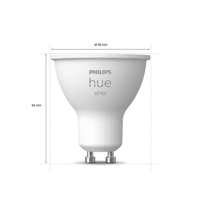 Philips Hue Philips Hue White 5,2 W GU10 LED žárovka, sada 2ks