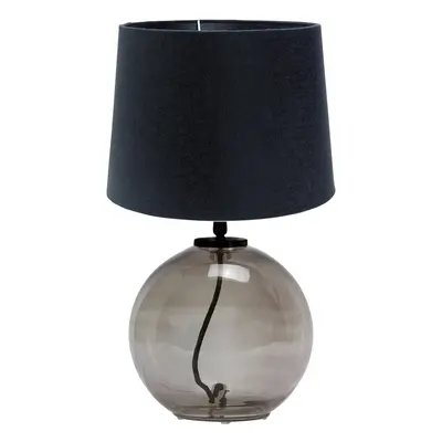 PR Home PR Home Jonna stolní lampa Ø25cm kouřová/černá