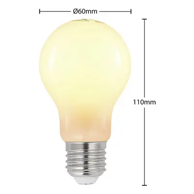 Arcchio LED žárovka E27 4W 2 700K stmívatelná, opál, 2ks