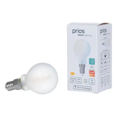 LUUMR LUUMR Smart LED kapková lampa, sada 2 kusů, E14, 4,2 W, matná, Tuya