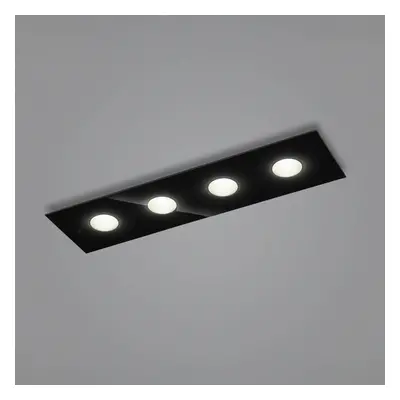 Helestra Helestra Nomi LED stropní světlo 75x21cm dim černá