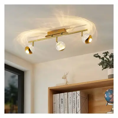 Lucande Lucande Kilio LED bodové osvětlení 3 zdroje zlatá