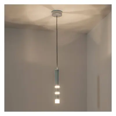 PURE PURE Vega LED závěsné světlo, jeden válec, hliník