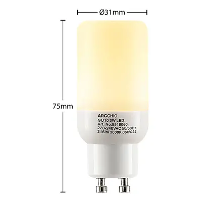 Arcchio Arcchio LED žárovka tvar trubice GU10 3W 3 000K