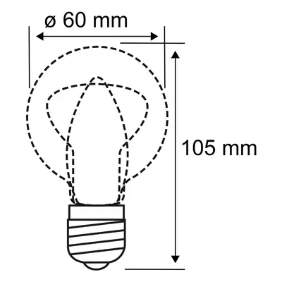 Paulmann Paulmann LED žárovka E27 7W dim to warm