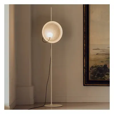 Milan Iluminación Milan Drátěná stojací lampa Ø 38 cm v barvě norka