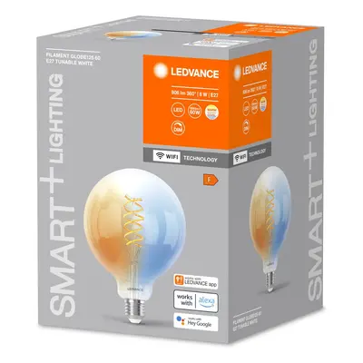 LEDVANCE SMART+ LEDVANCE SMART+ WiFi E27 8W LED G125 čirá 827-865