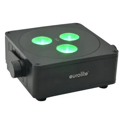 Steinigke Showtechnic Ploché světlo EUROLITE na baterie 3 LED Spot 24W IP65