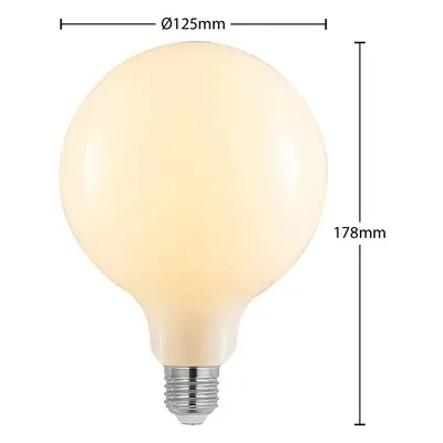 Arcchio LED žárovka E27 6W 2700K G125 globe opálová