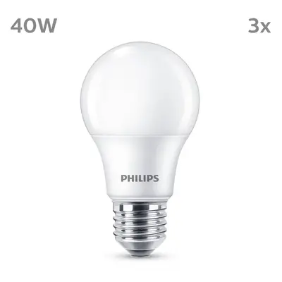 Philips Philips LED žárovka E27 4,9W 470lm 2700K matná 3ks