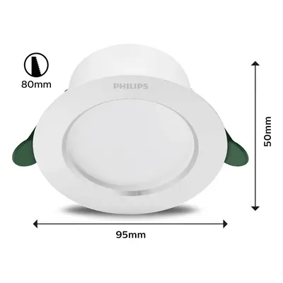 Philips Philips Diamond Cut LED spot Ø9,5cm 360lm/2W 840