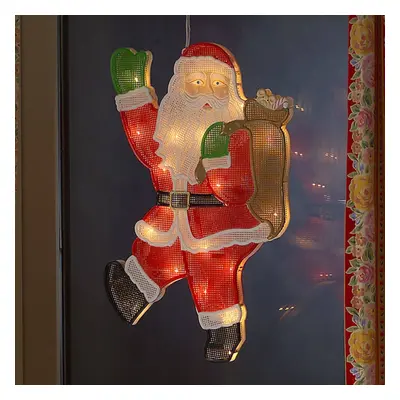 Konstsmide Christmas Okenní silueta Santa Claus LED 20 zdrojů