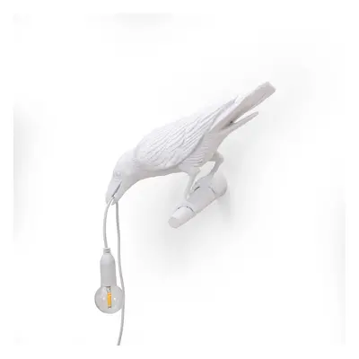 SELETTI SELETTI Bird Lamp LED dekorativní nástěnné svítidlo, levé, bílé