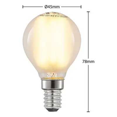 Arcchio LED žárovka tvar kapky E14 4W 2700K matná dim 2ks