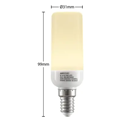 Arcchio Arcchio LED trubková žárovka E14 4,5W 3 000K 2ks