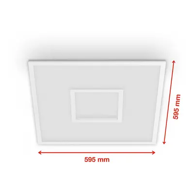 Telefunken LED panel Centreback CCT RGB 60x60cm bílý