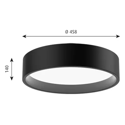 Louis Poulsen Louis Poulsen LP Circle stropní, Ø 45,8 cm černá