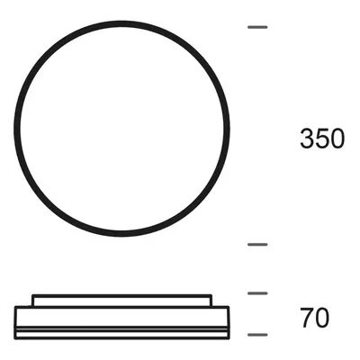 Deko-Light LED stropní světlo Subra IP54 TRIAC stmívač 3 000K